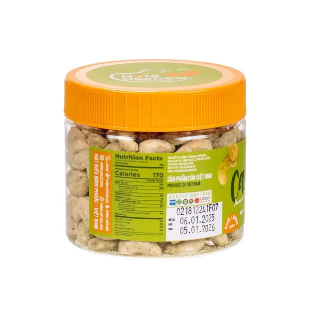 Hạt Điều Rang Wasabi Gold Cashew