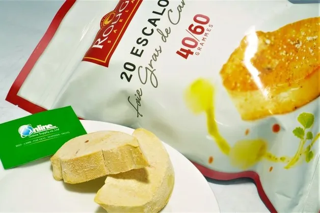Gan Ngỗng Pháp - Gan Vịt Pháp - Cắt Miếng 40g-60g
